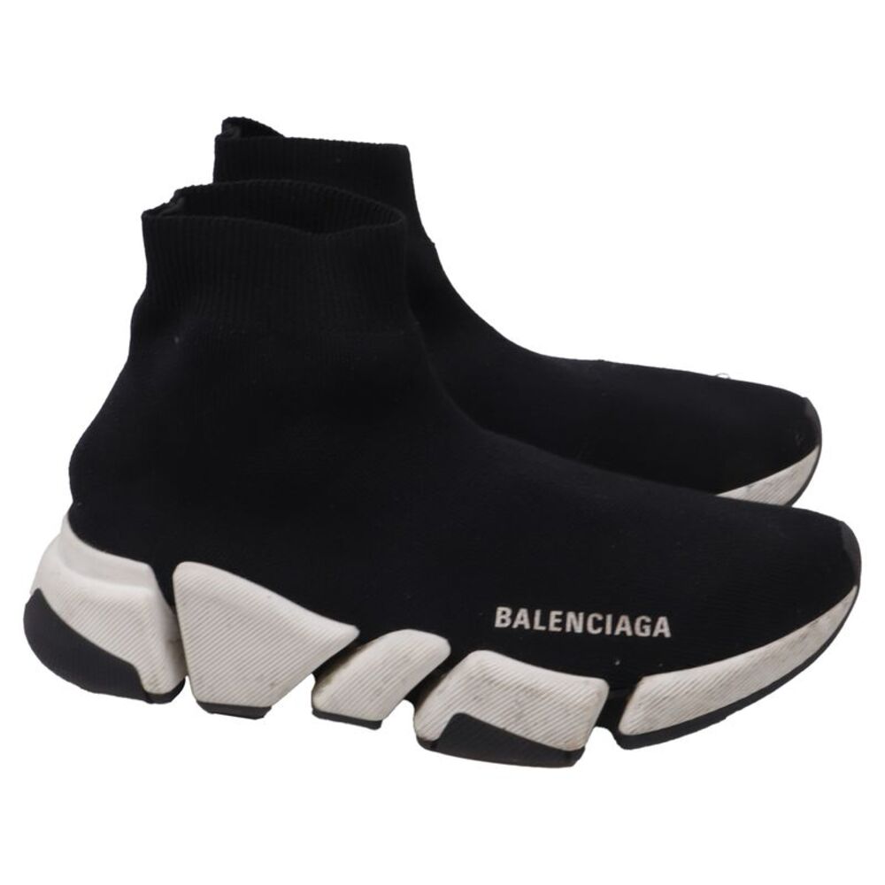 Balenciaga Speed 2.0 Trainer Shoes in Black Polyester